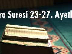 İsra Suresi 23-27. Ayetler